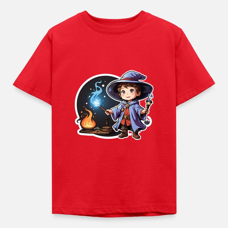 Apprentice Wizard - Kids' T-Shirt - red