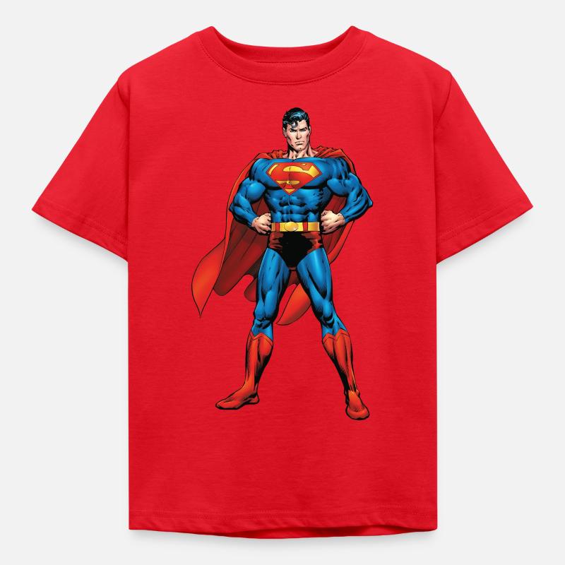 Superman Classic Pose - Kinder T-Shirt - Rot