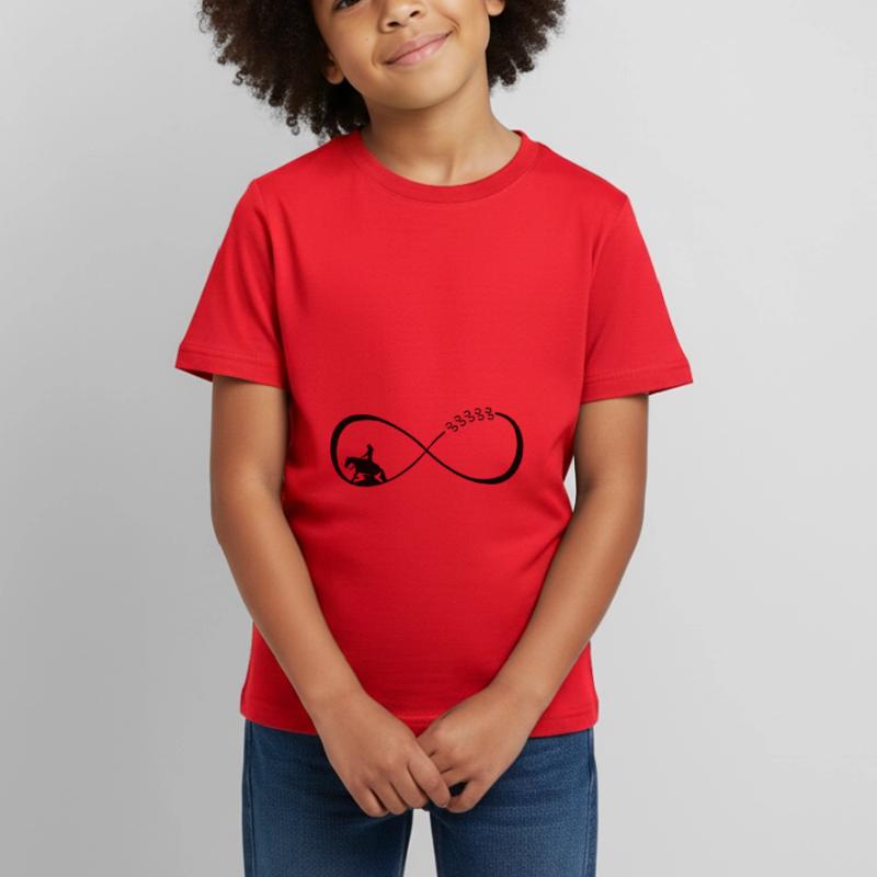 Infinity loop, endless loop, sliding Kids' T-Shirt