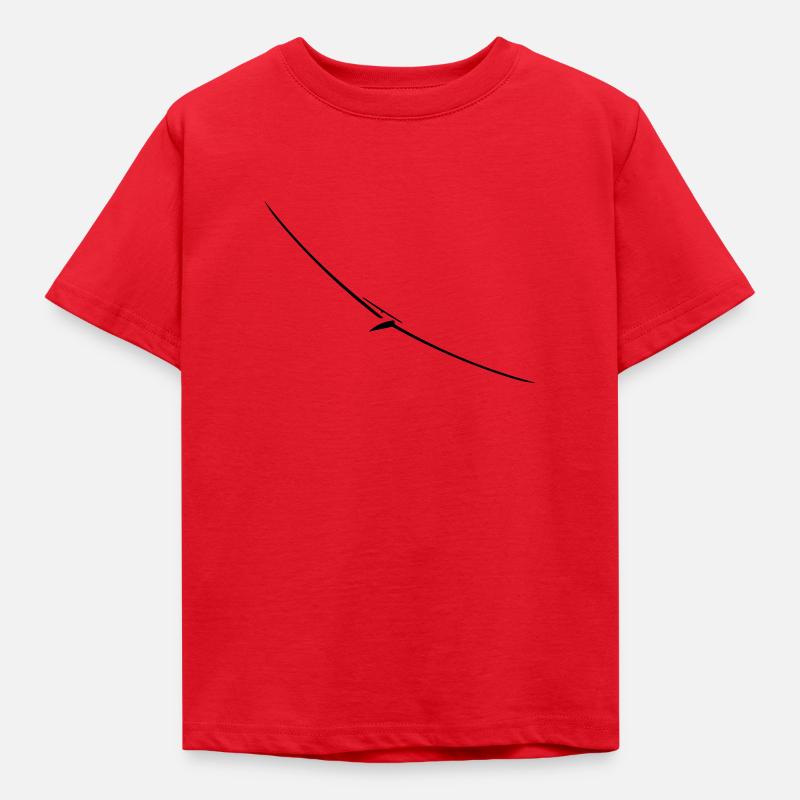 Glider Plane - Kids' T-Shirt - red
