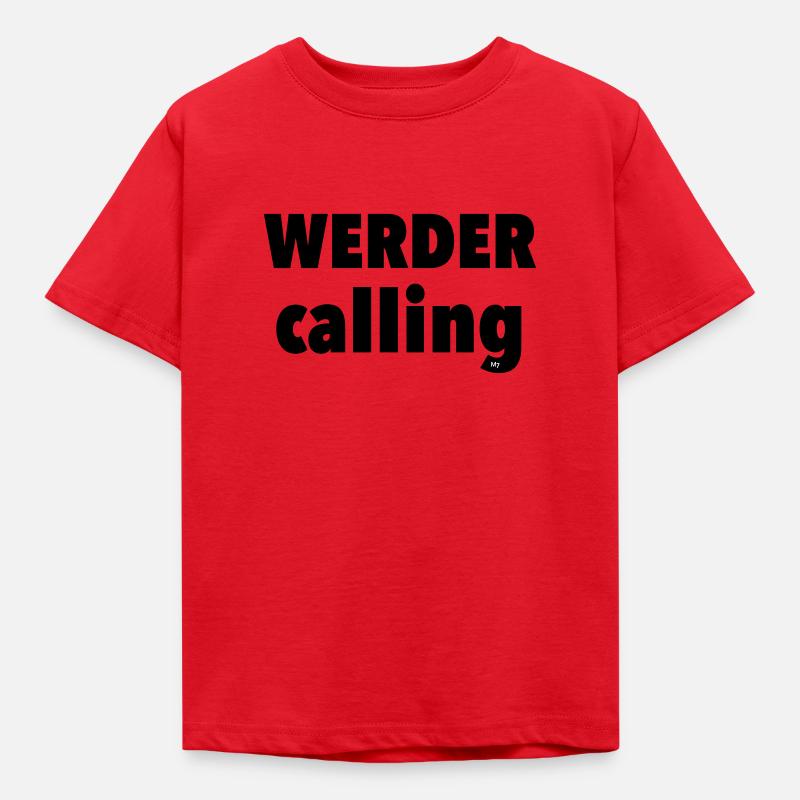 Bremen, Werder - T-shirt Enfant - rouge