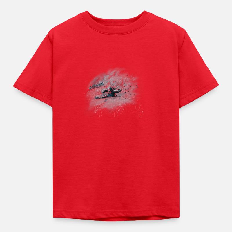 Snowpow - Kinder T-Shirt - Rot