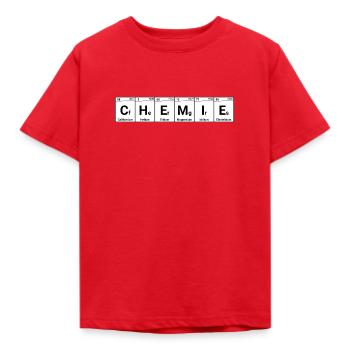 Chemie Elemente - Kinder T-Shirt - Rot - Vorne - AI Model Kid Male (0cm)