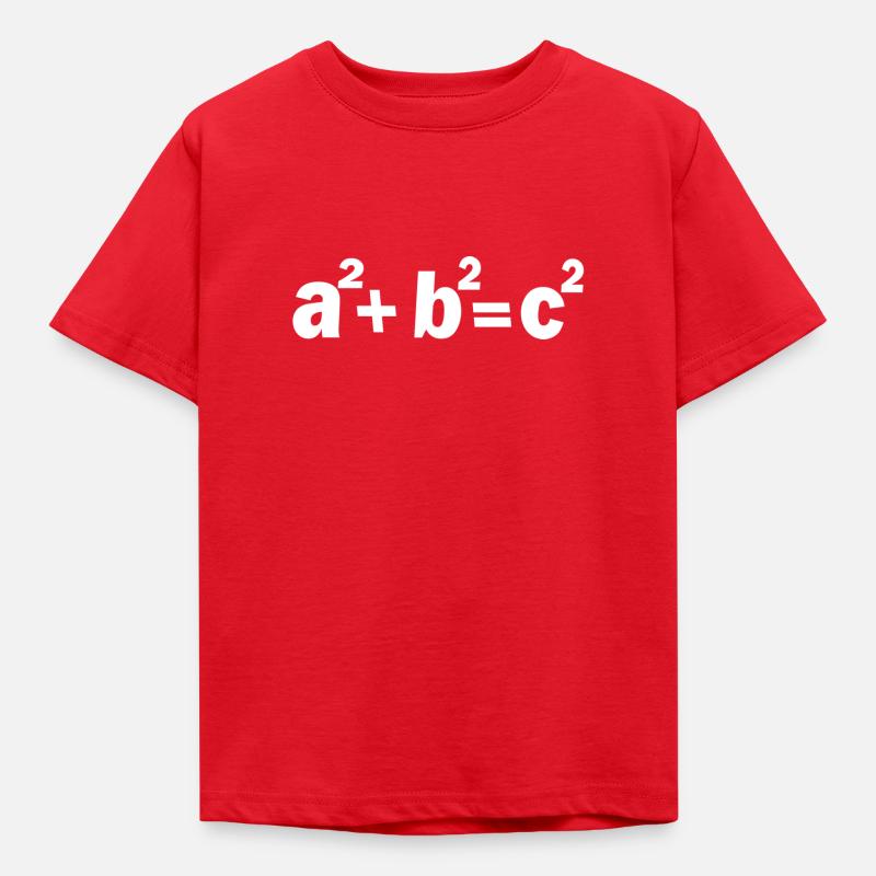pythagoras - Kinder T-Shirt - Rot