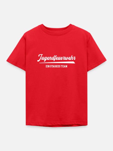 Jugendfeuerwehr Jugend Team Freiwillige Feuerwehr - Kinder T-Shirt - Rot