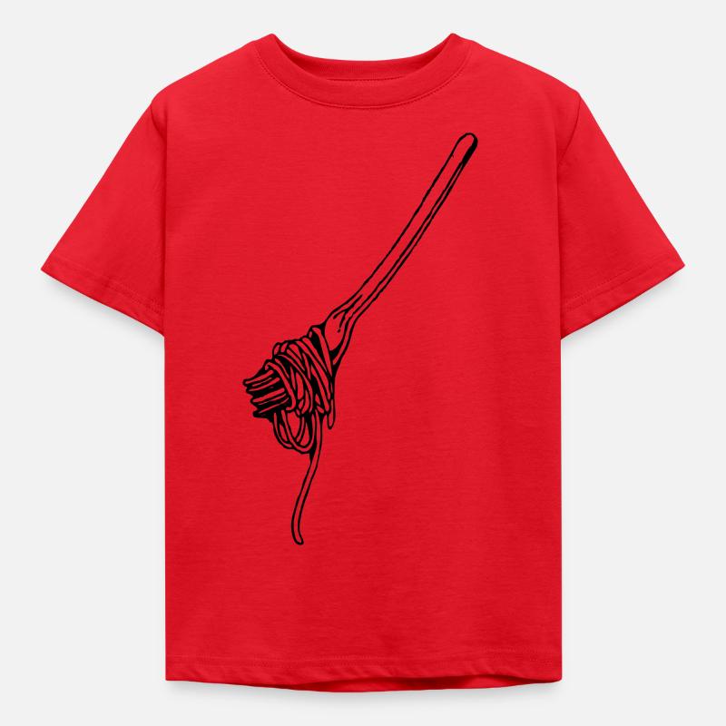 fork - Kids' T-Shirt - red