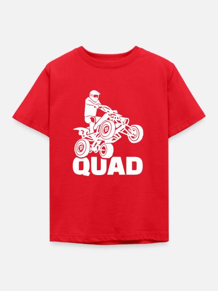 Quad - Kinder T-Shirt - Rot