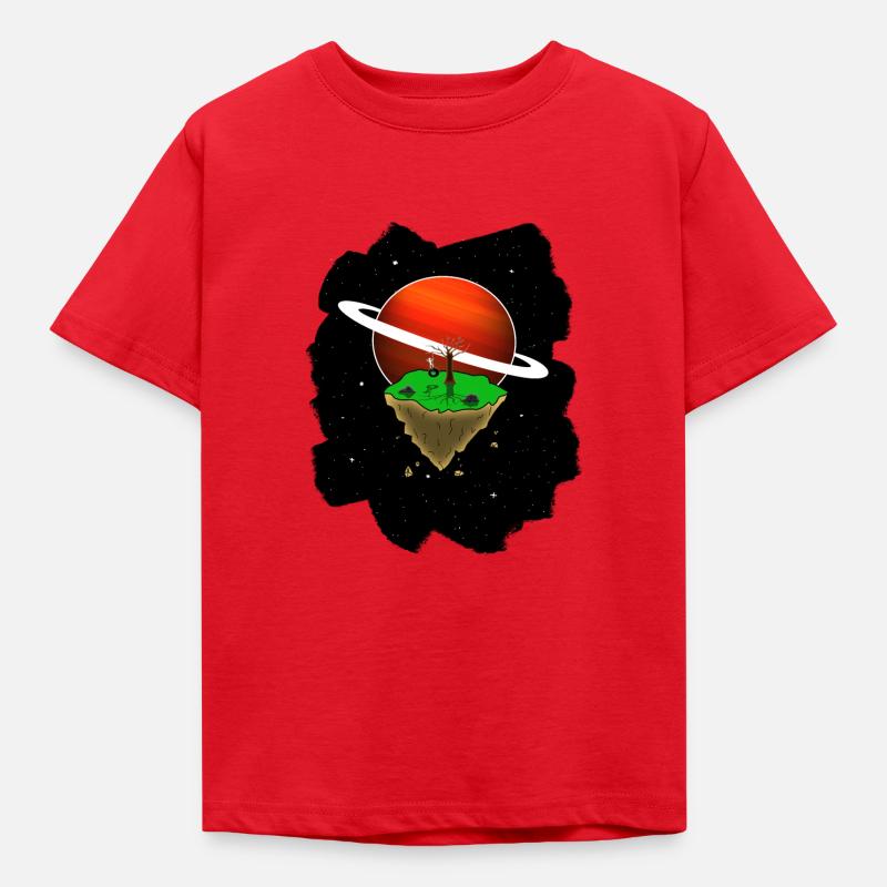 Flottant dans l'espace - T-shirt Enfant - rouge