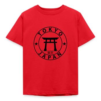 Tokyo - Kids' T-Shirt - red - Front - AI Model Kid Male (0cm)