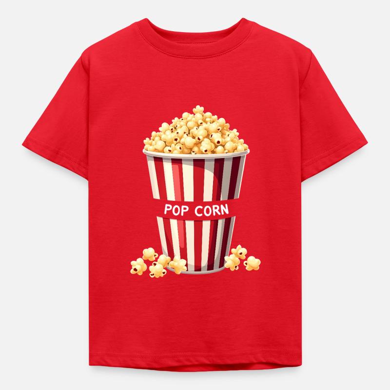 Karneval Popcorn - Kinder Kostüm - Kinder T-Shirt - Rot