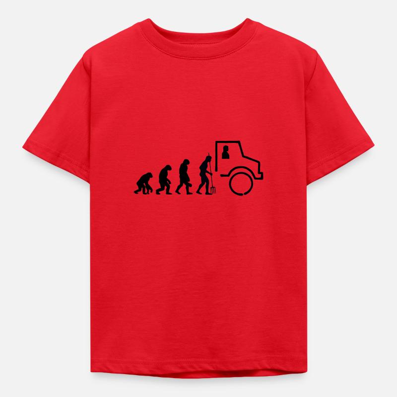 Unimog Evolution - Offroad - Colours editable - Kids' T-Shirt - red