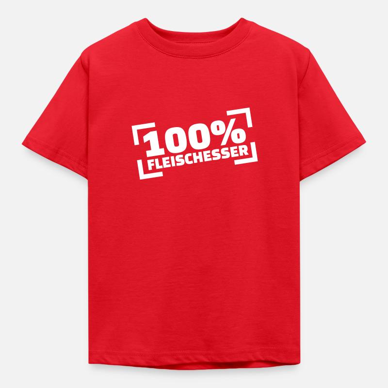 Fleisch - Kinder T-Shirt - Rot