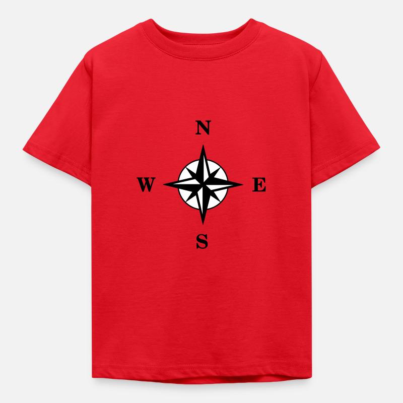 Compass - Børne-T-shirt - rød