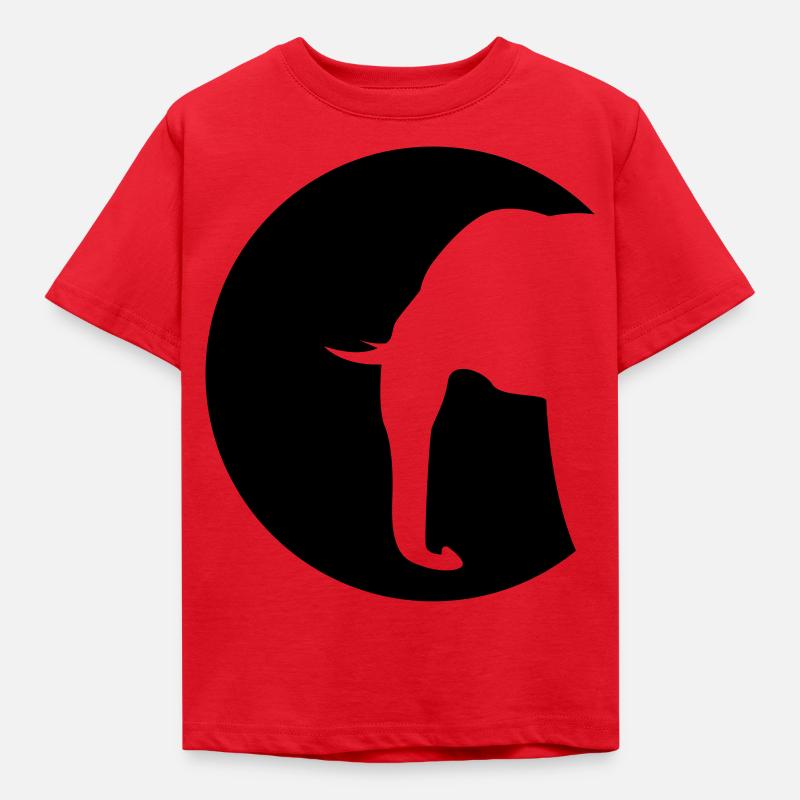 l'éléphant - T-shirt Enfant - rouge