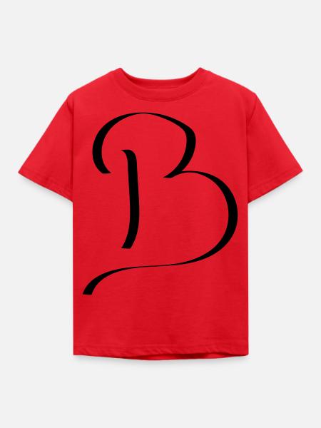 b - Kinder T-Shirt - Rot