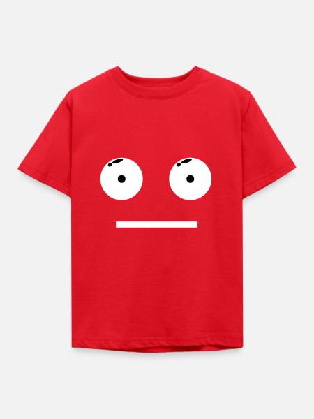 smiley - Kinder T-Shirt - Rot