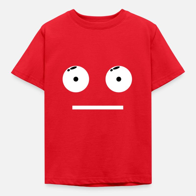 smiley - Kinder T-Shirt - Rot