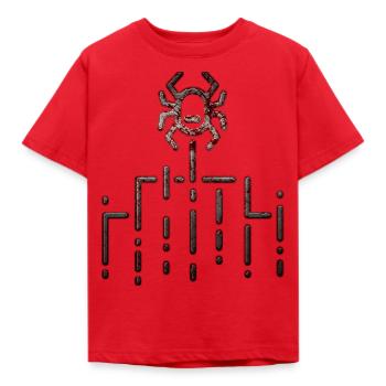 Symboles hacker - T-shirt Enfant - rouge - Devant - AI Model Kid Male (0cm)