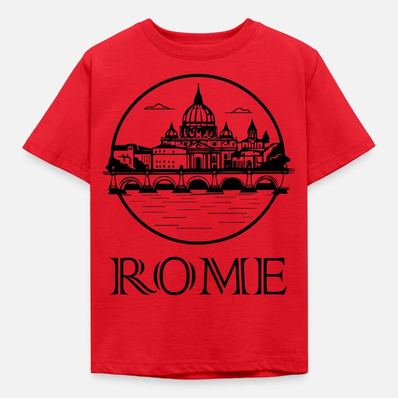 Rom - Kinder T-Shirt - Rot