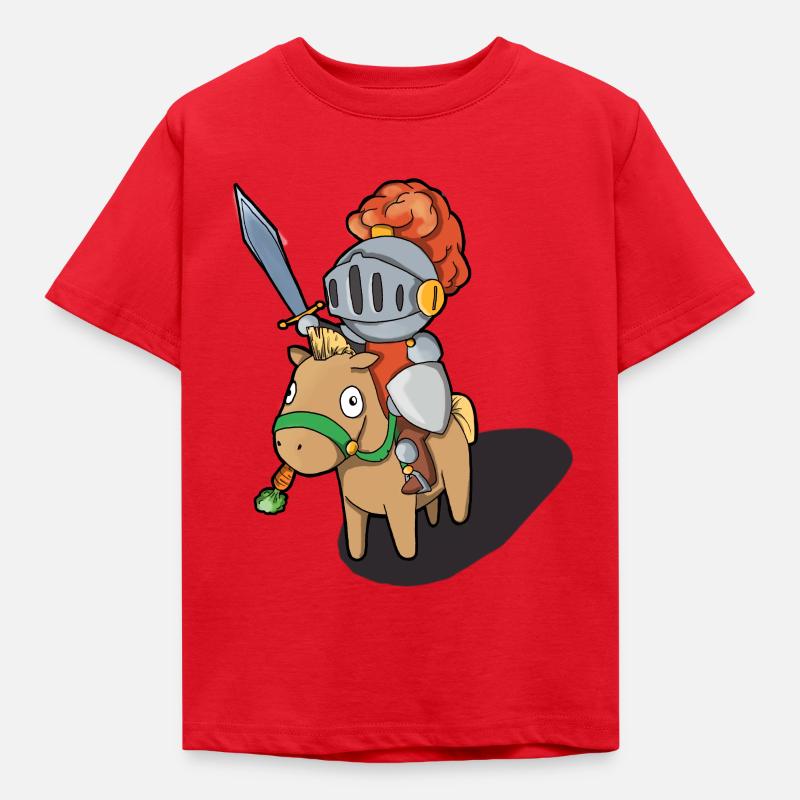 Ritter - Kinder T-Shirt - Rot