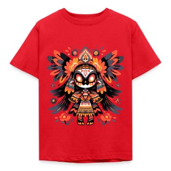 Indigènes mexicains - T-shirt Enfant - rouge - Devant - AI Model Kid Male (0cm)