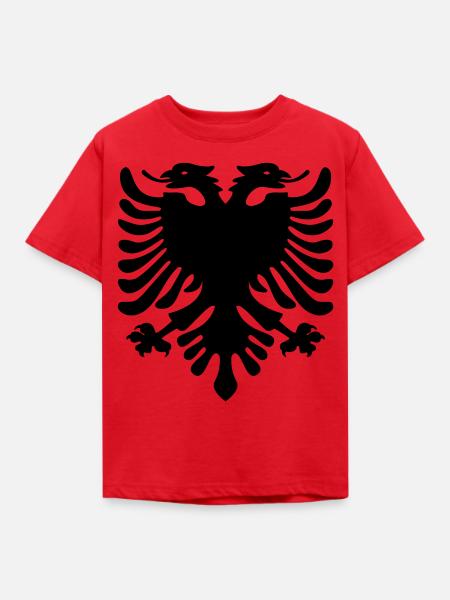 Shqiponja - Kinder T-Shirt - Rot