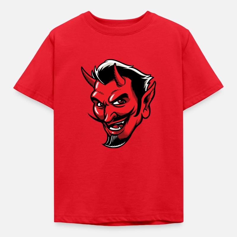 devil - Kids' T-Shirt - red
