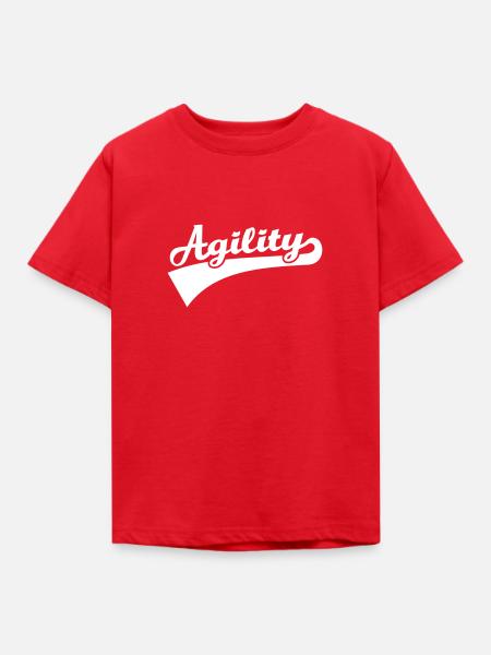 Agility - Kinder T-Shirt - Rot