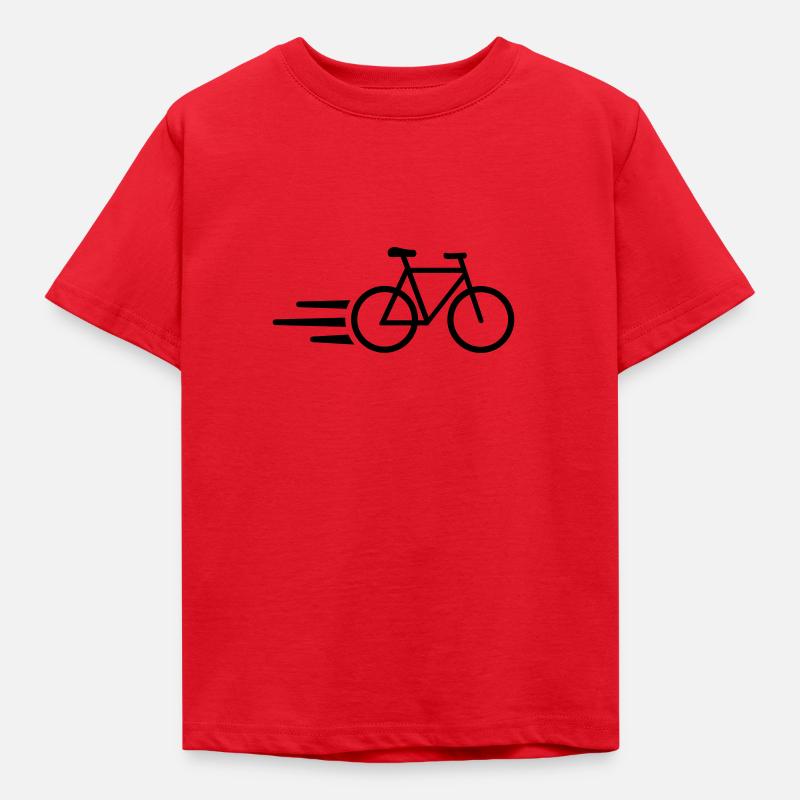 Bicycle - Kids' T-Shirt - red