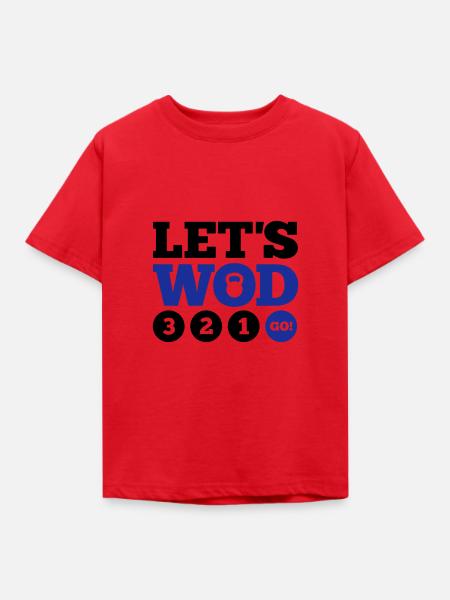 Let s WOD - Kinder T-Shirt - Rot