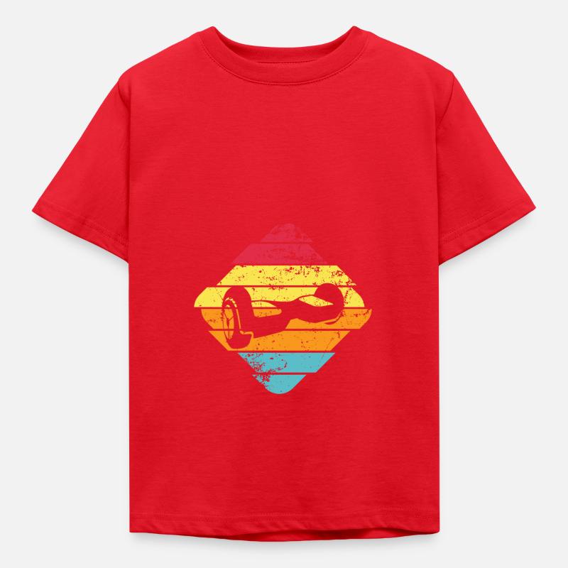 Hoverboard - Kinder T-Shirt - Rot