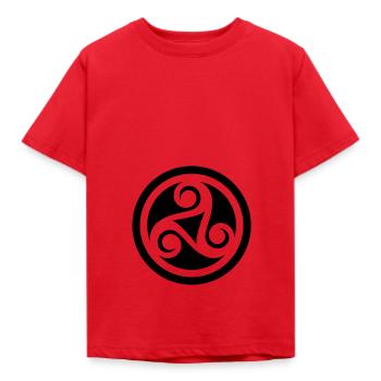 Keltisches Symbol - Kinder T-Shirt - Rot - Vorne - AI Model Kid Male (0cm)