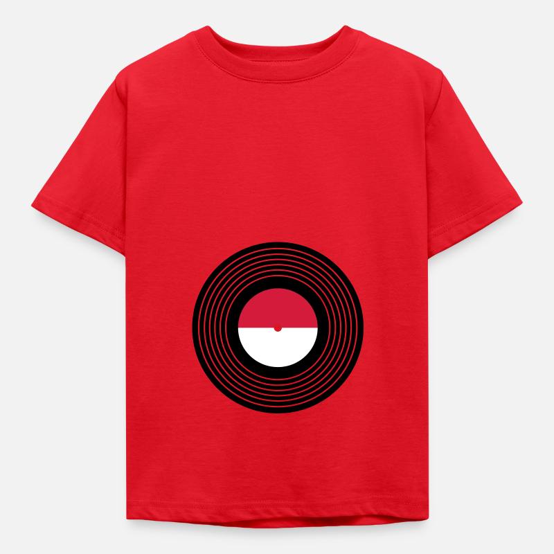 Vinyl - Kids' T-Shirt - red