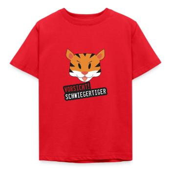Méfiez-vous de la chemise mère-frère shrinkpower - T-shirt Enfant - rouge - Devant - AI Model Kid Male (0cm)