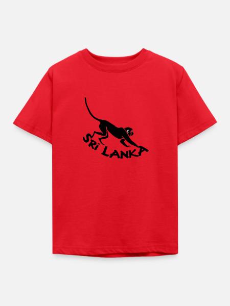 Sri Lanka - Kinder T-Shirt - Rot