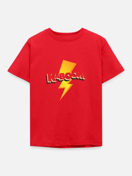 Blitz - Kinder T-Shirt - Rot