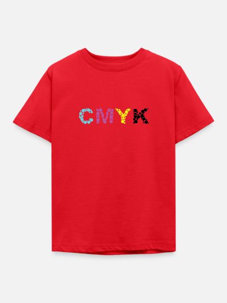 CMYK - Kinder T-Shirt - Rot