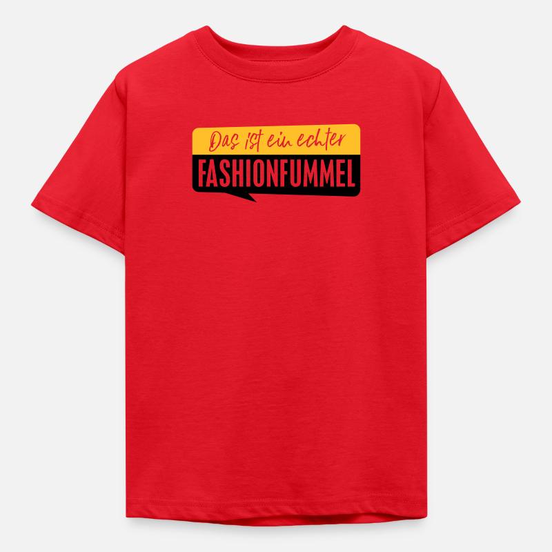 Das ist ein echter Fashionfummel - Kinder T-Shirt - Rot