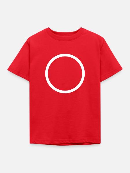 Kreis - Kinder T-Shirt - Rot