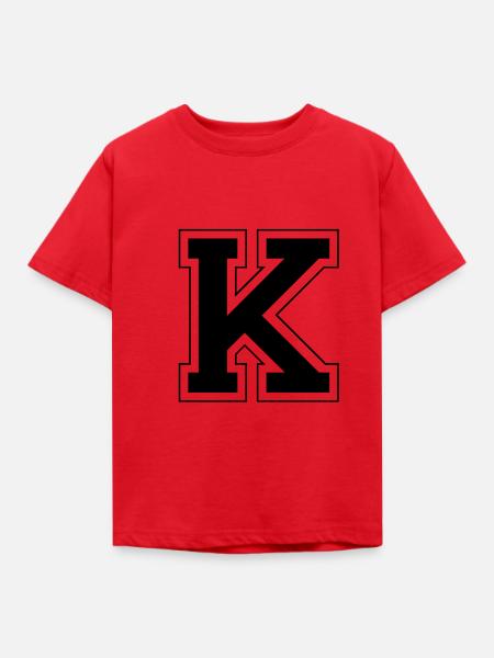 K - Kinder T-Shirt - Rot