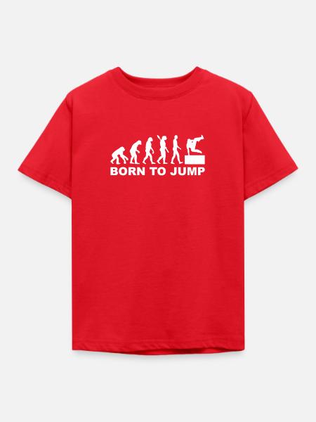 Evolution Parcouring - Kinder T-Shirt - Rot