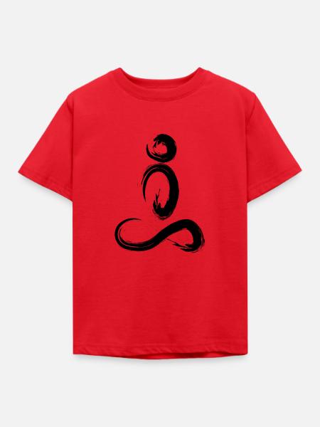 Meditation - Kinder T-Shirt - Rot