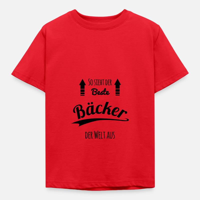 Bäcker - Kinder T-Shirt - Rot