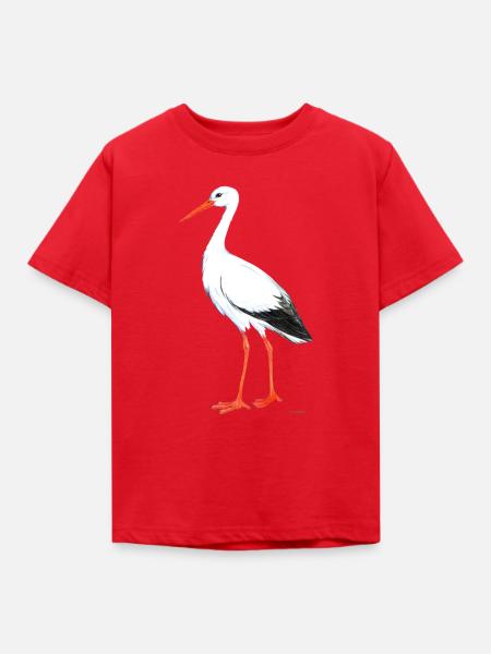 Storch - Kinder T-Shirt - Rot