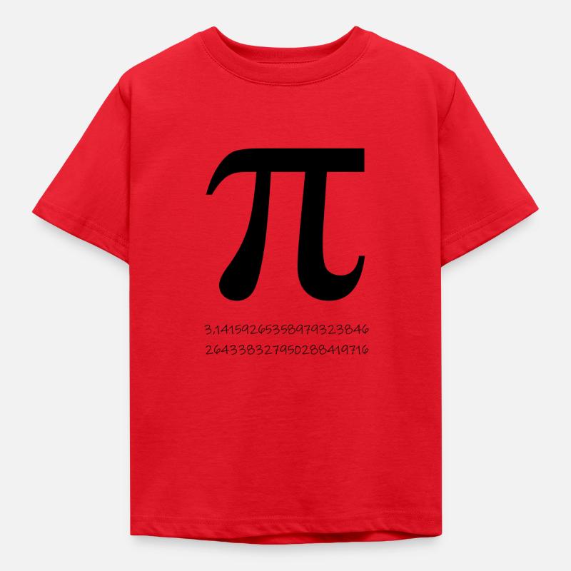 pi - Kids' T-Shirt - red