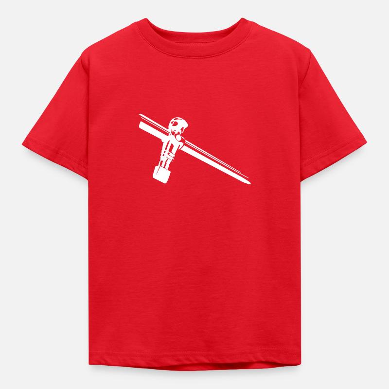 foosball table - Kids' T-Shirt - red