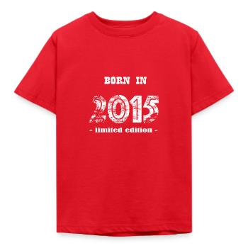 NÉ EN 2015 - édition limitée - T-shirt Enfant - rouge - Devant - AI Model Kid Male (0cm)