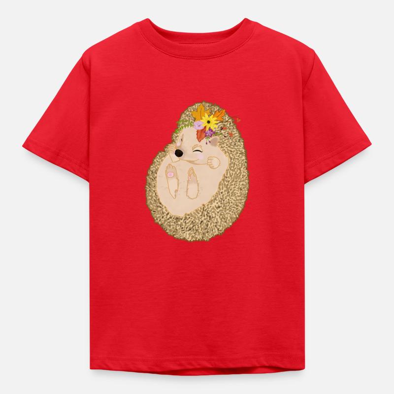 Hérisson - T-shirt Enfant - rouge