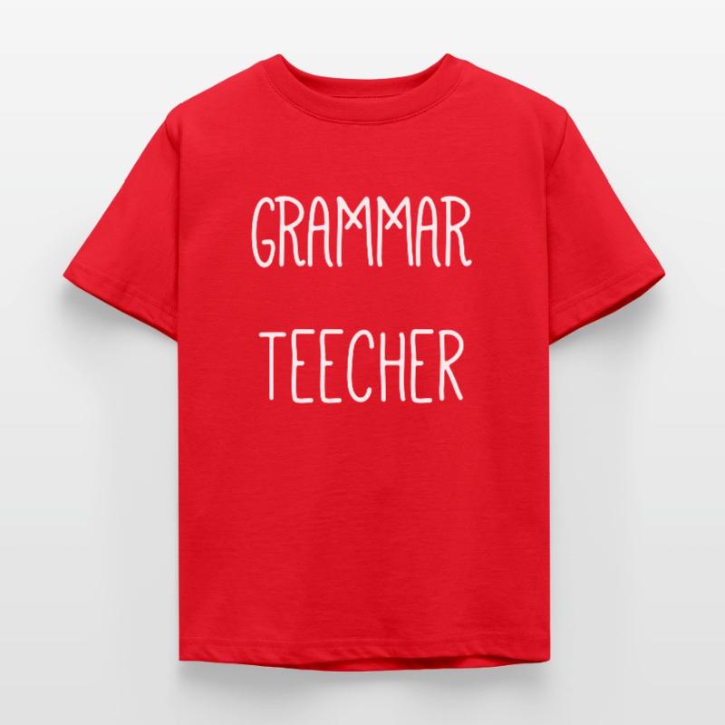 Professeur de grammaire autodérisoire T-shirt Enfant