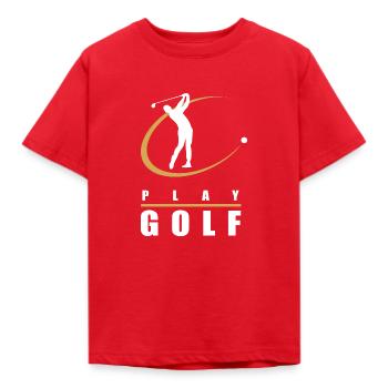Golf | Golf | golfeur - T-shirt Enfant - rouge - Devant - AI Model Kid Male (0cm)
